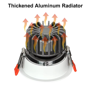 Zeal chiếu sáng chống chói <span class=keywords><strong>downlight</strong></span> <span class=keywords><strong>Led</strong></span> Vòng 6W 30W Spotlight thông minh thay đổi độ sáng Trần lõm dẫn ánh sáng tại chỗ - Product Image 2