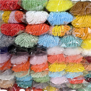 Perles de verre rondes de 3 mm, perles en cristal pour la fabrication de bijoux, pour le lampwork et les bijoux en cristal - Product Image 1