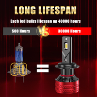 Bombilla LED para Coche AKE V32 Súper Brillante H1 H3 H7 H11 9005 9006 9012 Faros Delanteros LED para Coche H4 Luces LED para Coche 70 w