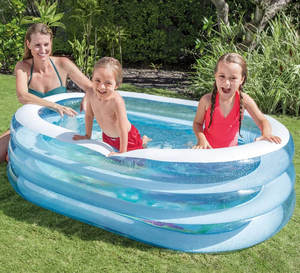 <span class=keywords><strong>INTEX</strong></span> 57482 <span class=keywords><strong>Piscina</strong></span> Elíptica Hinchable 1,63 M X 1,07 m X 46cm - Product Image 2