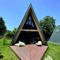 Maison conteneur extensible de luxe avec structure en acier moderne, maison préfabriquée pour une vie en grand espace et un usage professionnel