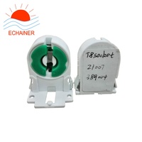Support plastique T8 G13 de haute qualité, base de lampe fluorescente T8 T12, adaptateur de prise, livraison gratuite
