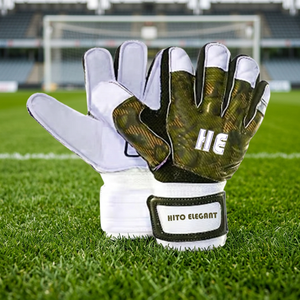 Gants de gardien de but de football sur mesure, antidérapants, à doigts complets, respirants, légers, durables, design allemand - Product Image 3