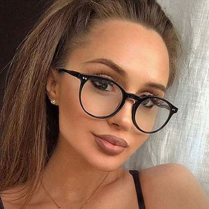 Lunettes d'ordinateur anti-lumière bleue tendance vintage avec logo personnalisé, monture TR90 ronde, pour femmes – Meilleures ventes - Product Image 1