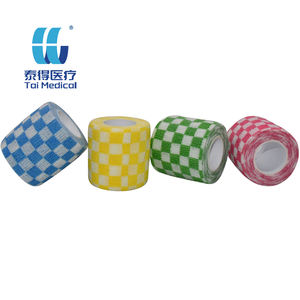 2.5CM * 4.5M Animal Cartoon Print Non-Woven Auto-Adhésif <span class=keywords><strong>Bandage</strong></span> Cohésif Sangle Doigt <span class=keywords><strong>Bandage</strong></span> - Product Image 3