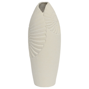 Elegante Vaso Ovale in Ceramica con Design a Spirale per Arredamento Soggiorno, Vaso per Fiori in Stile Costiero per Casa, Camera da Letto, Ufficio, Tavolo - Product Image 3