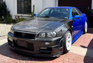NSM Style Carbon Front stoßstange für Nissan Skyline R34 GTT/GTR Autoteile - Product Image 6