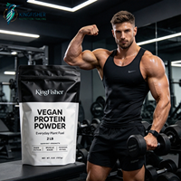 Poudre de protéines végétales pour la musculation, l'entraînement physique, la nutrition quotidienne, le soutien musculaire, la récupération après l'effort, OEM en vrac