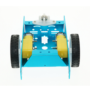 OKY5024-1 Aluminum Alloy Smart Car Chassis <b>Kit</b> Reduction Gear Motor <b>DIY</b> STEM Educational Car <b>Kit</b> - Product Image 6