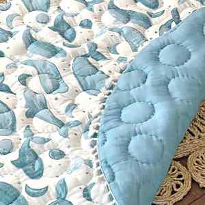 Tapete de Juego para Bebés con Estampado de Ballena, Decoración de Cuarto Infantil, Tapete Acolchado para el Tiempo Boca Abajo para Niños y Niñas - Product Image 4