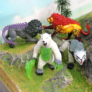 Simulación cognitiva <span class=keywords><strong>de</strong></span> Niños <span class=keywords><strong>de</strong></span> animales míticos occidentales Oso <span class=keywords><strong>de</strong></span> fuego tigre <span class=keywords><strong>dientes</strong></span> <span class=keywords><strong>de</strong></span> sable <span class=keywords><strong>de</strong></span> hielo modelo Shadow Lion Warcraft - Product Image 2
