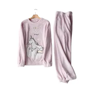 Pyjama doux pour femme, ensemble de vêtements de maison, tenue de nuit populaire