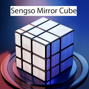 Sengso gương Cube 3x3x3 tốc độ Sticker Cube xoắn hình dạng khác nhau Câu Đố bó trò chơi câu đố đồ chơi cho trẻ em và người lớn - Product Image 2