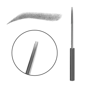 Aiguilles de tatouage jetables en acier inoxydable 304 Nano 0,35 mm 3RL 5RL 7RS 9RL Lames de microblading PMU pour stylo manuel - Product Image 1