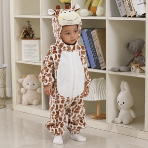 Mono de manga larga para niños de 0 a 5 años, mono unisex para niño y niña, mono de <span class=keywords><strong>jirafa</strong></span>, <span class=keywords><strong>disfraz</strong></span> de animal para niños - Product Image 2