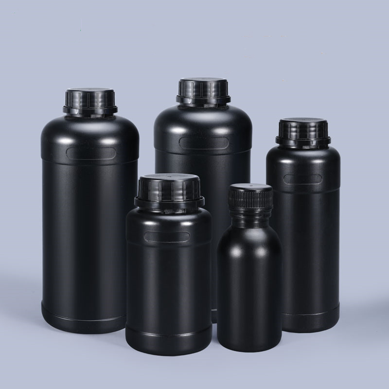 hdpe round bottle 1000ml laboratory white