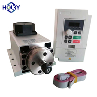 Máquina de Venta caliente Matic Spindles 6.0KW Refrigerado por aire 12000 Rpm Motor de husillo 18000RPM ER32 para Kits de grabado Fresado
