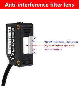 Capteur optique de haute précision, interrupteur de mesure de distance laser pour la détection photoélectrique à réflexion diffuse - Product Image 6