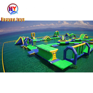 Nuevo comercial de alta calidad PVC inflables parque acuático grande inflable carrera de obstáculos team building - Product Image 4