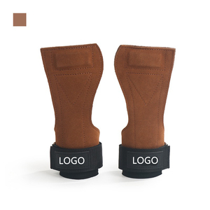 Inek derisi jimnastik Palm koruyucu el sapları özel Logo el sapları halter renkli Palm yastıklı kaldırma eldiven - Product Image 4