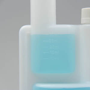 Botella de combustible vacía de doble cuello HDPE de 8oz para aditivos del sistema, motor de gas, limpieza de automóviles - Product Image 5