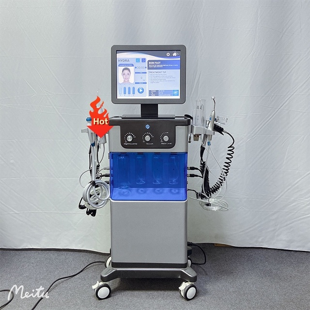 15in1 Hydra Beauty Facial Machine Hydro Dermabrasion Equipment Hydra Care H2o2 Microdermabrasion Jet Peel Face Cleaning Machine