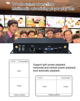 Boîtier multimédia Android 9.0 Quad Core 4K avec Wi-Fi 4G et GPS pour TV, 8 Go/16 Go, lecteur vidéo économique pour affichage publicitaire