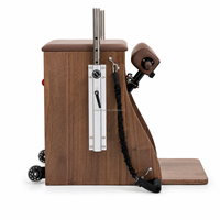 Chaise Wunda en bois de noyer de qualité supérieure Tmax, chaise combinée réglable pour studio de Pilates professionnel
