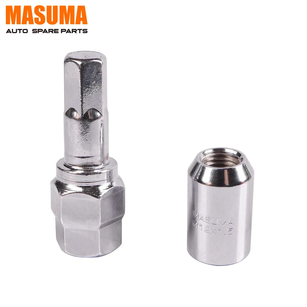 MLS-019 MASUMA Wheel nut M 12x1.5 (R) for hexagon adapter Car Repair Stainless Steel adjust bolt