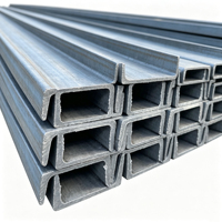 Profilés en acier au carbone Q235, poutres en U laminées à chaud pour la construction de structures de soutien et de cadres de construction