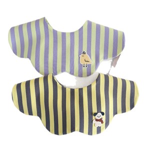 Bavoir pour bébé de style coréen, serviette à salive pour nourrisson, bavoir en coton de classe A avec pétales - Product Image 5