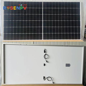 Topcon n-type panel surya model baru, wadah panel surya daya setengah sel 600w - Product Image 4