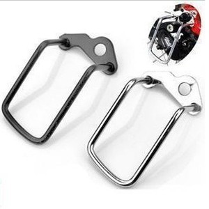 Protector de desviador trasero para bicicleta, accesorio de equipo duradero de metal negro - Product Image 5