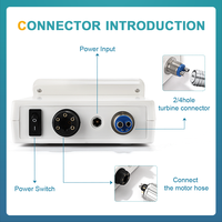 EM-CM8-95 électrique micromoteur turbine à air contre-angle pièce à main chirurgicale dentaire micro moteur fibre optique pièce à main système led