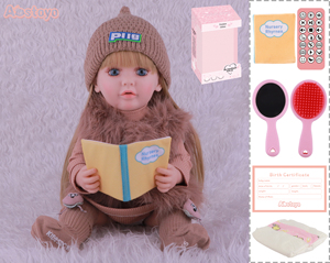 Poupée Reborn FiveStar de 56 cm en Vinyle et Caoutchouc, Jouet de Mode Réaliste pour Enfants, Idéale pour Lire des Histoires - Product Image 3