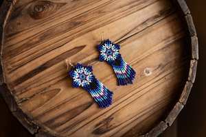 Boucles d'oreilles élégantes en perles faites à la main Humming Birds Design perles légères boucle d'oreille pour fille femmes bijoux perles de rocaille boucles d'oreilles - Product Image 4