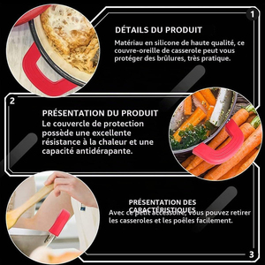 Casserole à soupe de haute qualité, style moderne, compatible induction, passe au lave-vaisselle, antiadhésive, en fonte, marmite profonde transparente - Product Image 5