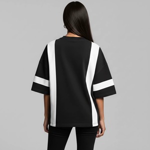 Camisetas de Verano para Mujer, Talla Grande, 100% Algodón, Personalizadas, Casuales, de Manga Corta y Cuello Redondo, 140 g/m² - Product Image 6