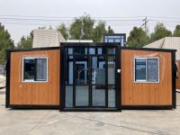 Maison conteneur préfabriquée chinoise extensible 20 et 40 pieds, appartement moderne de luxe avec certification CE