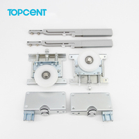 Topcent Nouveaux accessoires coulissants pour armoire, amortisseur de porte de placard à fermeture douce