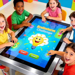 Sistema de Juego Interactivo con Proyector Táctil de Sobremesa para Niños, para Estimular la Creatividad, el Aprendizaje y las Actividades en Equipo - Product Image 1