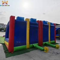 Équipement de parc de jeux gonflables de tir de carnaval 4-en-1 grand format pour adultes - Usage commercial, installation facile, garantie 3 ans