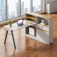 Poste de travail de bureau individuel avec cloison de séparation, bureau informatique moderne, ensemble de mobilier de direction de luxe, vente en gros