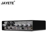 Interfaccia Audio musica microfono a condensatore esterno USB registrazione chitarra Studio Computer interfaccia audio live monitor scheda Audio