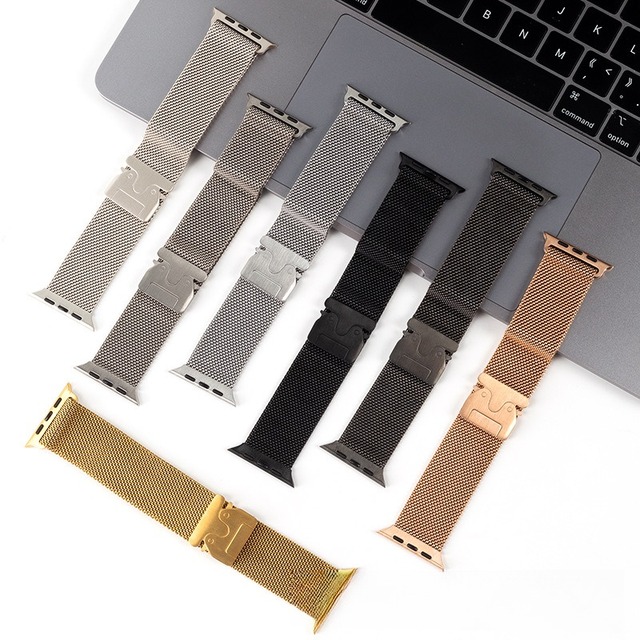 Luxury Breathable Magnetic Strap for Apple Watch Ultra 2 & Series 10 - Stainless Steel Metal Band(Customizable)