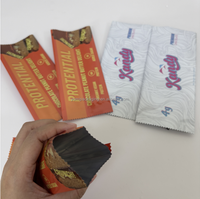 Sacs d'emballage biodégradables écologiques imprimés personnalisés de qualité alimentaire en plastique thermique laminé pour barre de chocolat et bonbons