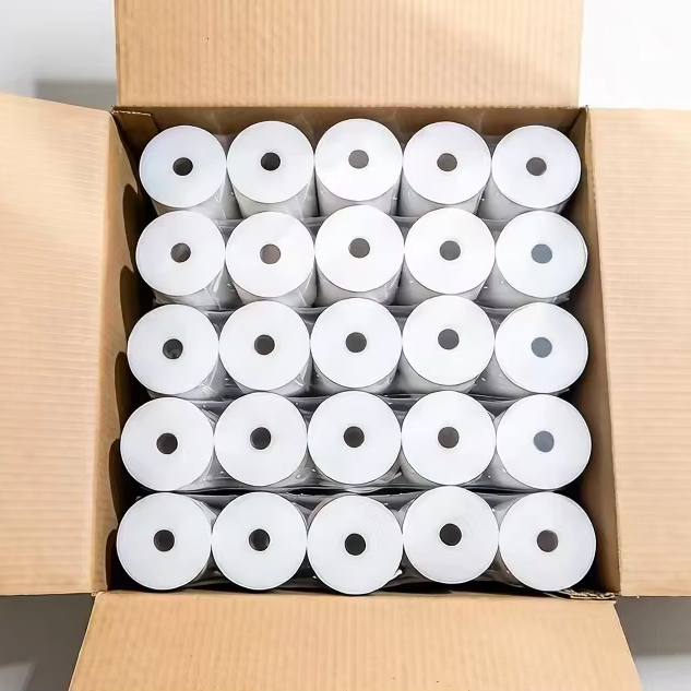 Manufacturer Low-price Thermal Paper Rolls 80mm*80mm Thermal Paper Rolls for Cash Receipts, POS Machine Wholesale and Retail