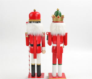 นาวิดาดของตกแต่งนัทแคร็กเกอร์เครื่องประดับทหารของขวัญลูกกวาดลูกกวาดไม้คริสมาสต์พร้อมกล่องของขวัญ - Product Image 4