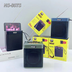 Nns Speaker NS-807S, pengeras suara BT portabel menyala LED disko dapat diisi ulang secara nirkabel streaming nirkabel - Product Image 2