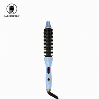 Brosse chauffante électrique professionnelle en céramique pour boucler les cheveux, avec écran LCD et 10 réglages de température, portable pour usage domestique